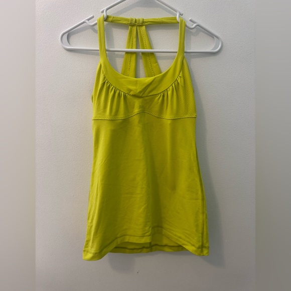 Lululemon Lime Green Women's Tank Top, Size 4 - Picture 1 of 5